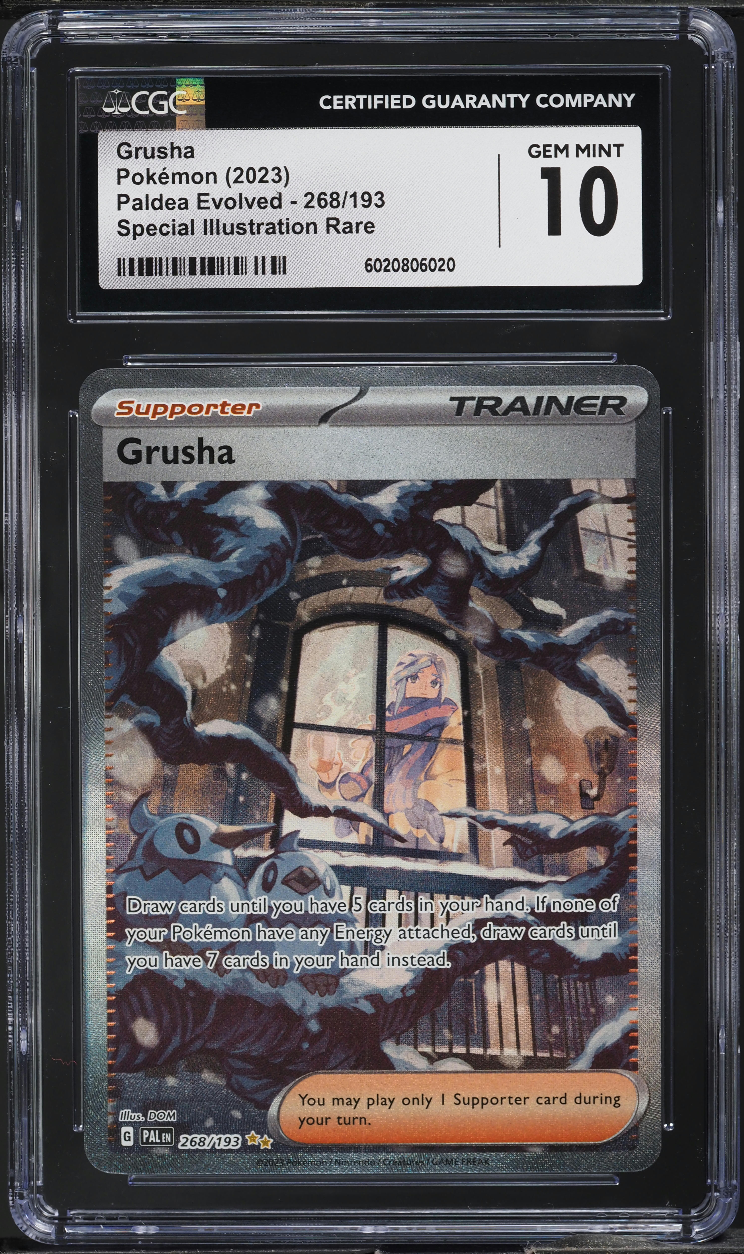 2023 Pokemon SV Paldea Evolved Special Illustration Rare Grusha #268 CGC 10  GEM on Fanatics Collect