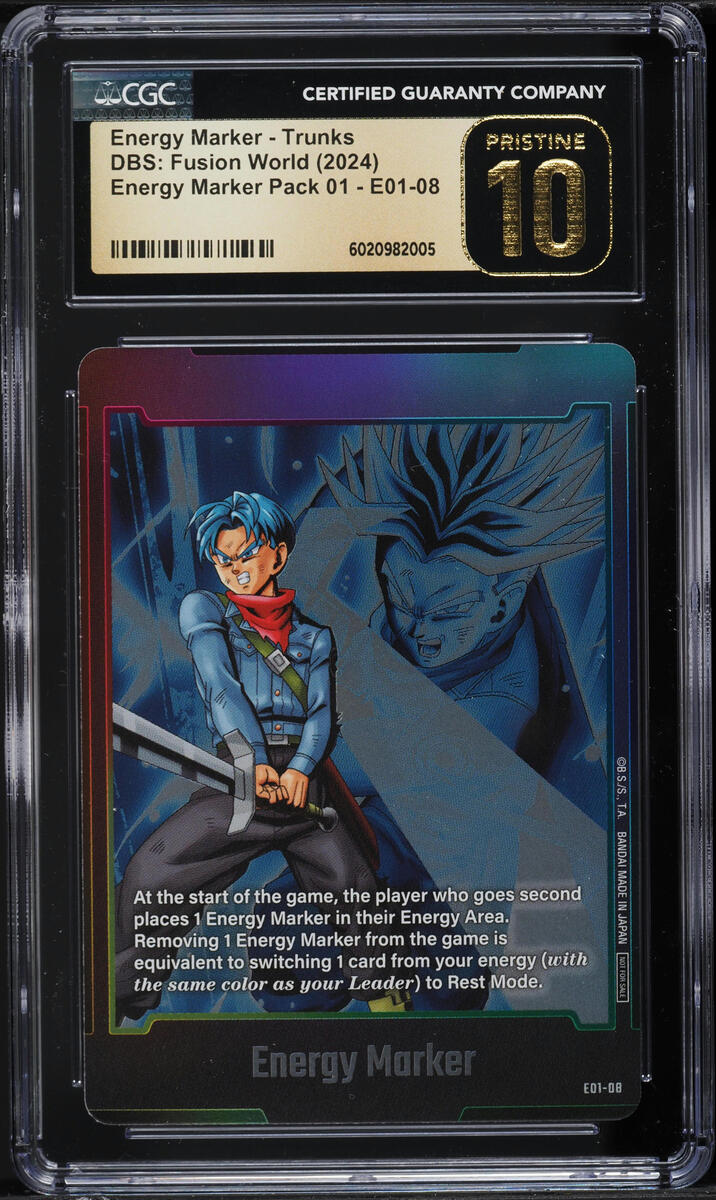 2024 Dragon Ball Super Fusion World Energy Marker Trunks #E01-08