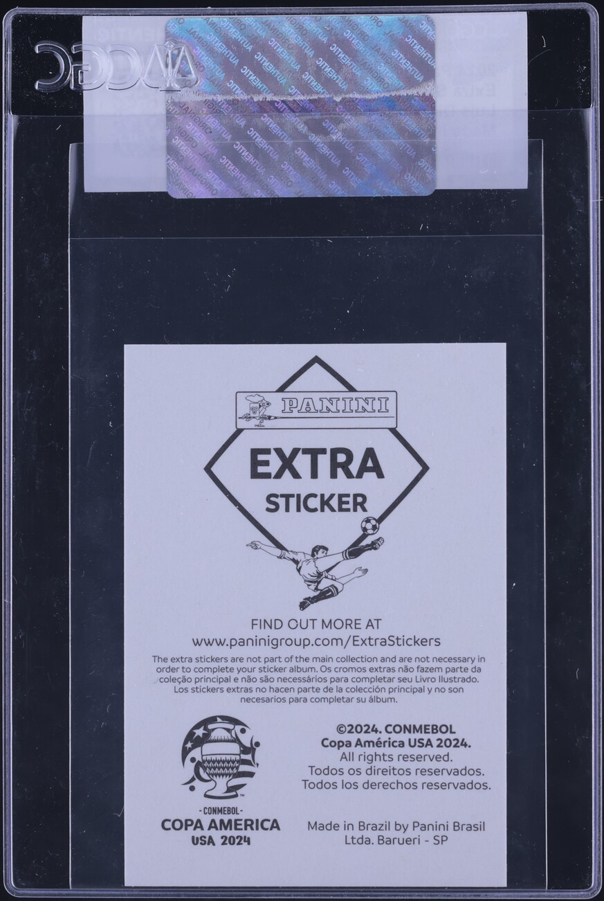 2024 Panini Copa America Extra Sticker Luis Diaz CGC AUTH