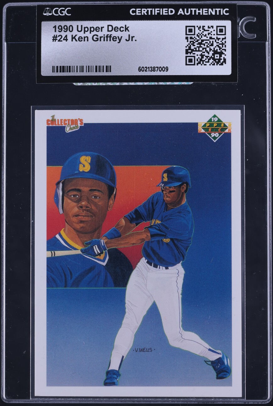 1990 Upper Deck Ken Griffey Jr. #24 CGC AUTH