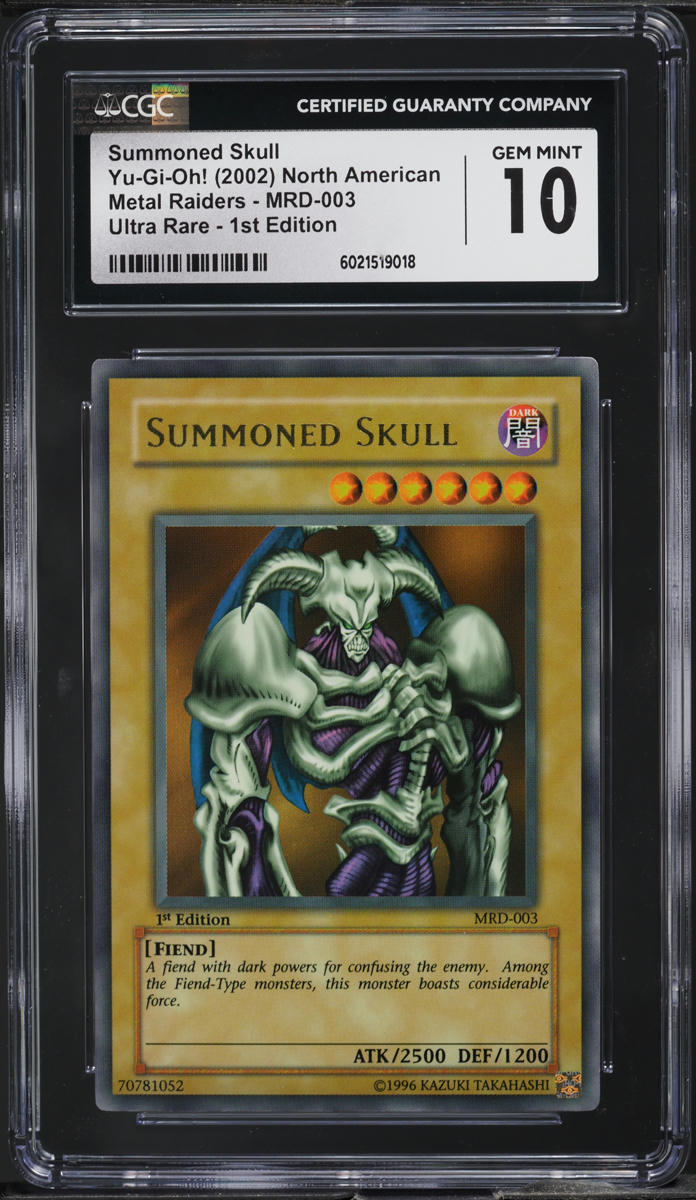 2002 Yu-Gi-Oh! Metal Raiders 1st Edition Summoned Skull #MRD-003
