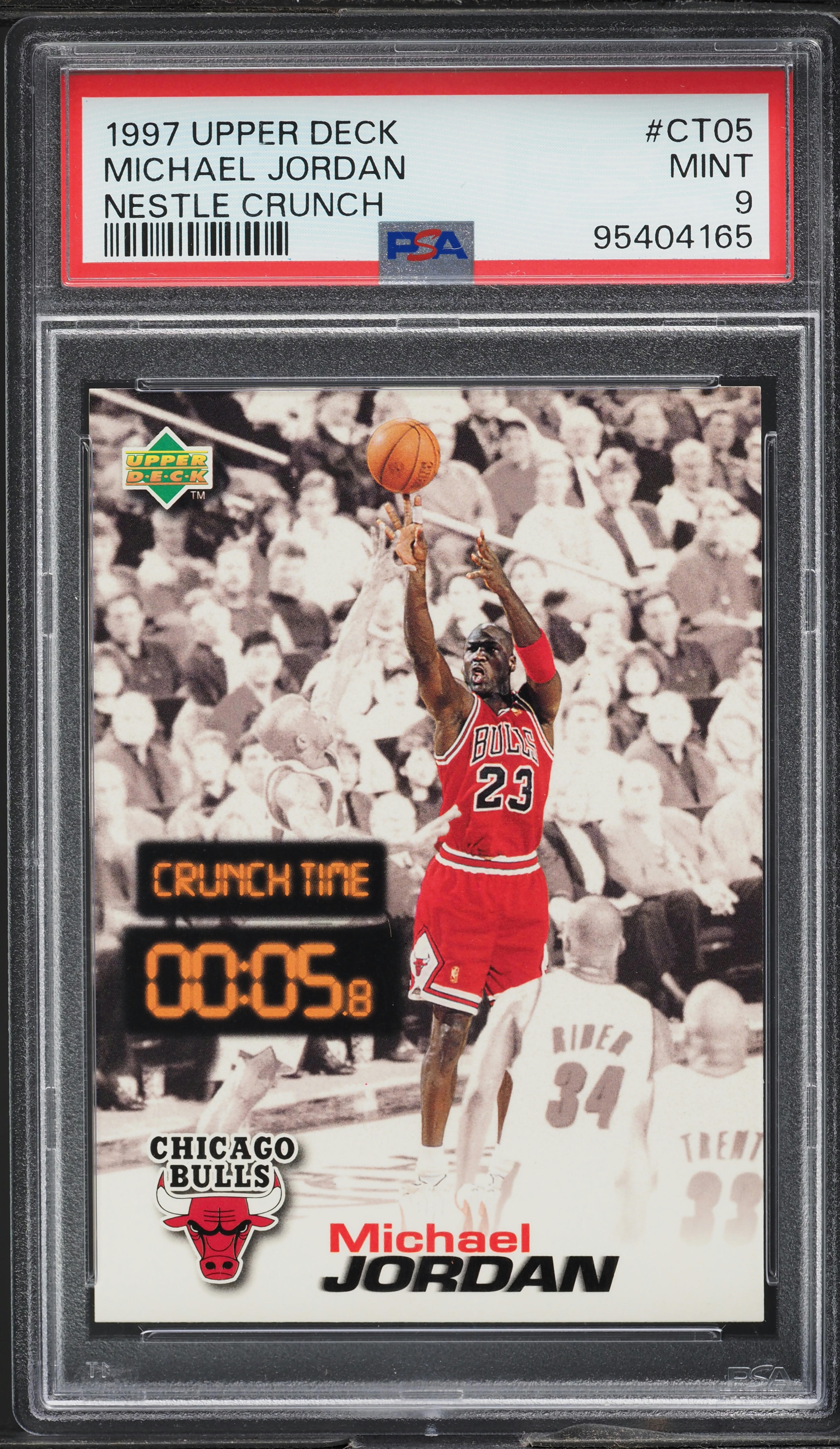 1997 Upper Deck Nestle Crunch Michael Jordan #CT05 PSA 9 MINT on