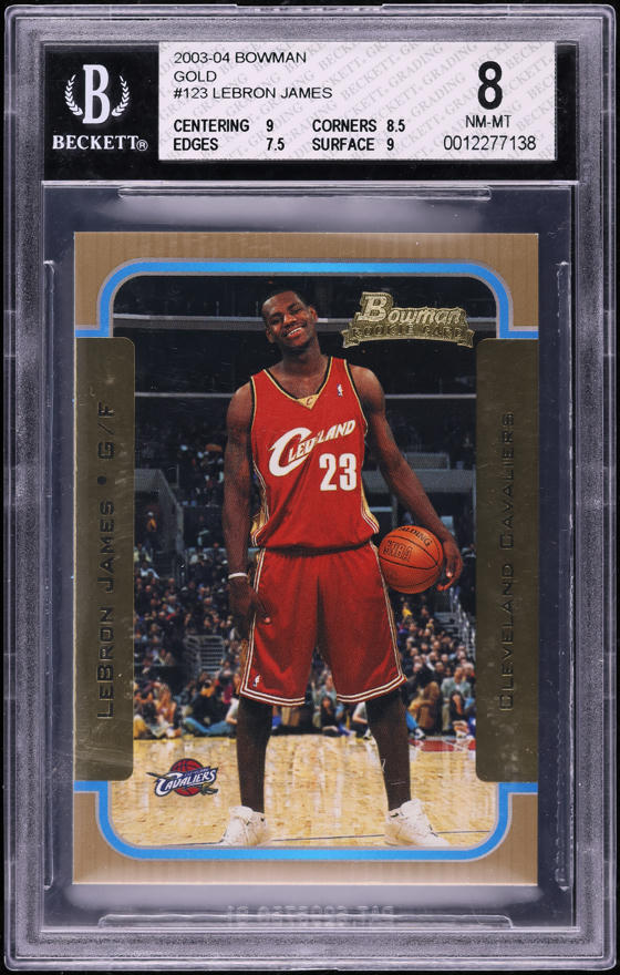 2005 SP Signature Edition Authentic Gold LeBron James AUTO /25 #AS