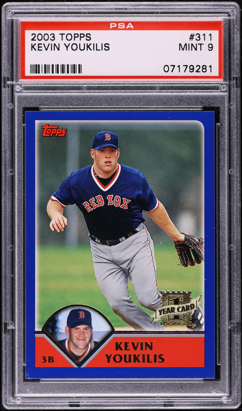 2003 Topps Kevin Youkilis ROOKIE #311 PSA 9 MINT