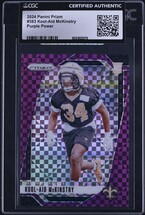FANATIC♢CRISIS 2024 Panini Prizm Purple Power Kool-Aid McKinstry ROOKIE /49 #363