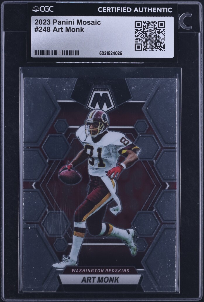 2023 Panini Mosaic Art Monk #248 CGC AUTH