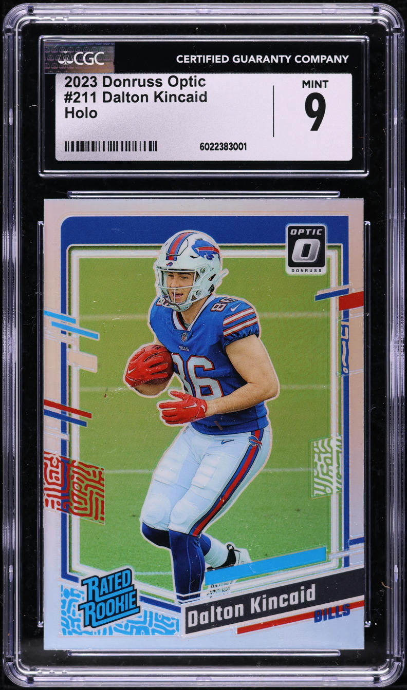 2023 Donruss Optic Holo Dalton Kincaid ROOKIE #211 CGC 9 MINT