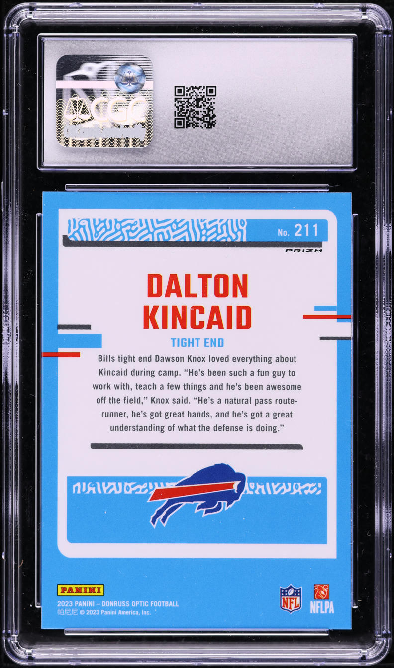 2023 Donruss Optic Holo Dalton Kincaid ROOKIE #211 CGC 9 MINT