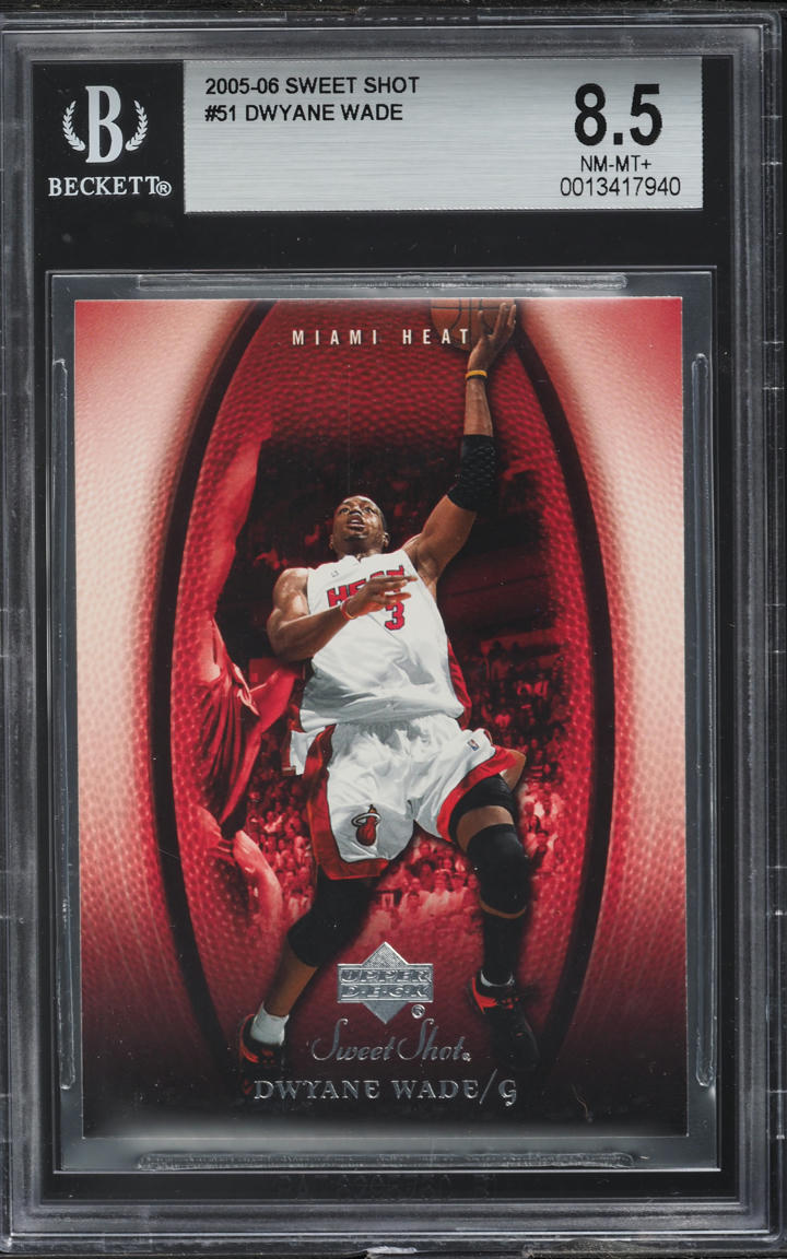 2005 Sweet Shot Dwyane Wade #51 BGS 8.5 NM-MT+