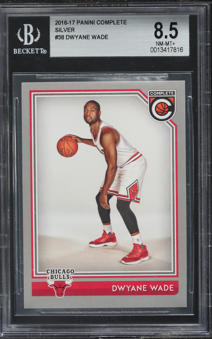 2016 Panini Complete Silver Dwyane Wade #38 BGS 8.5 NM-MT+