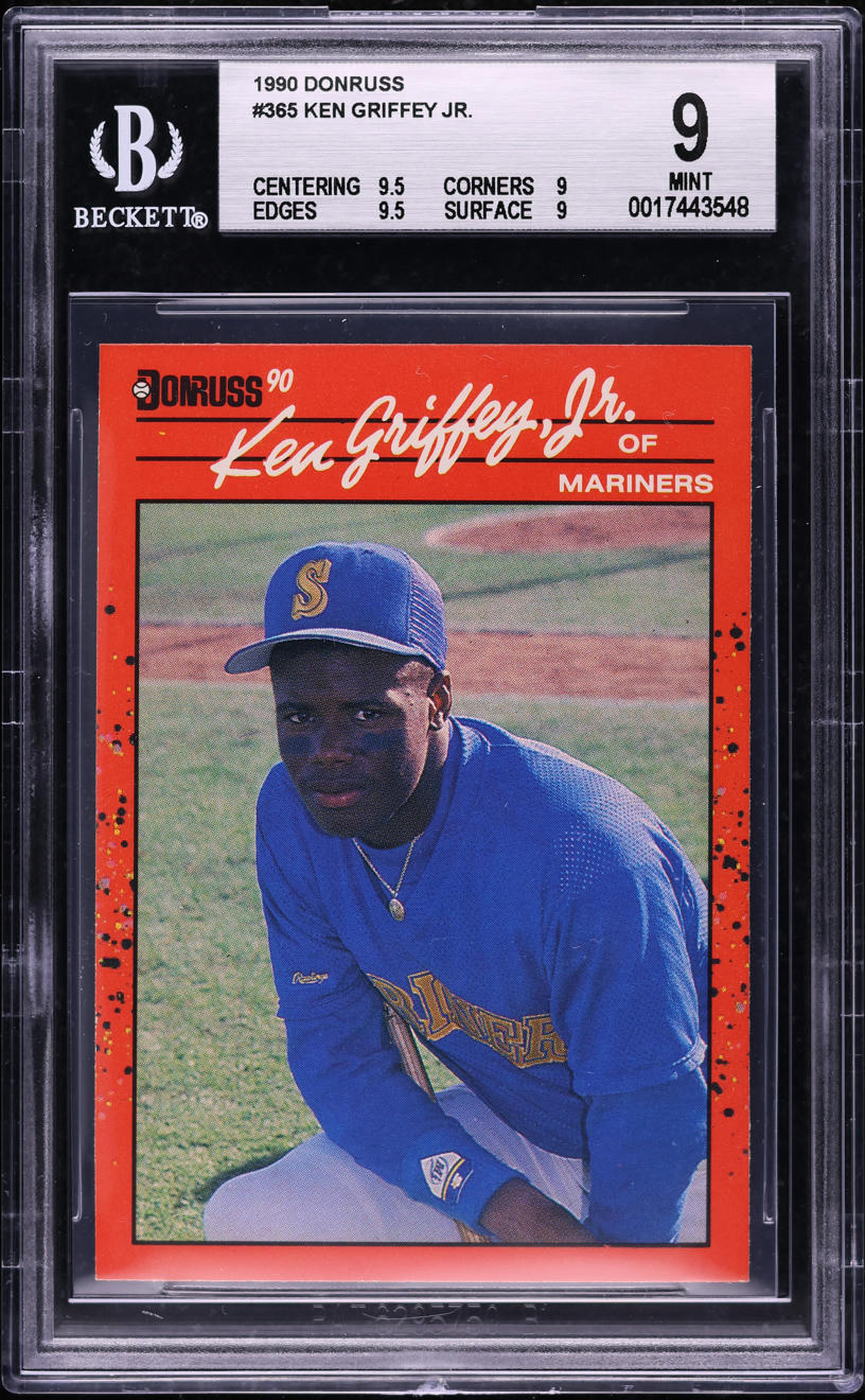 1990 Donruss Ken Griffey Jr. #365 BGS 9 MINT