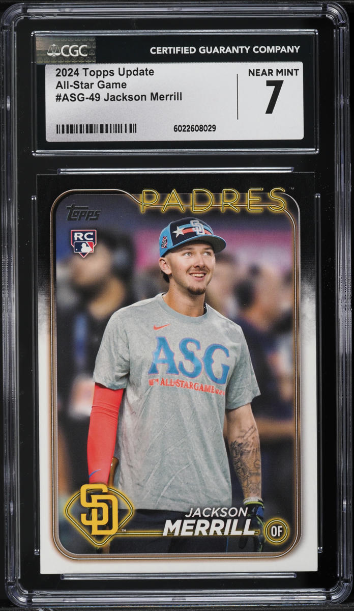 2024 Topps Update All-Star Game Jackson Merrill ROOKIE #ASG-49 CGC 7 NRMT