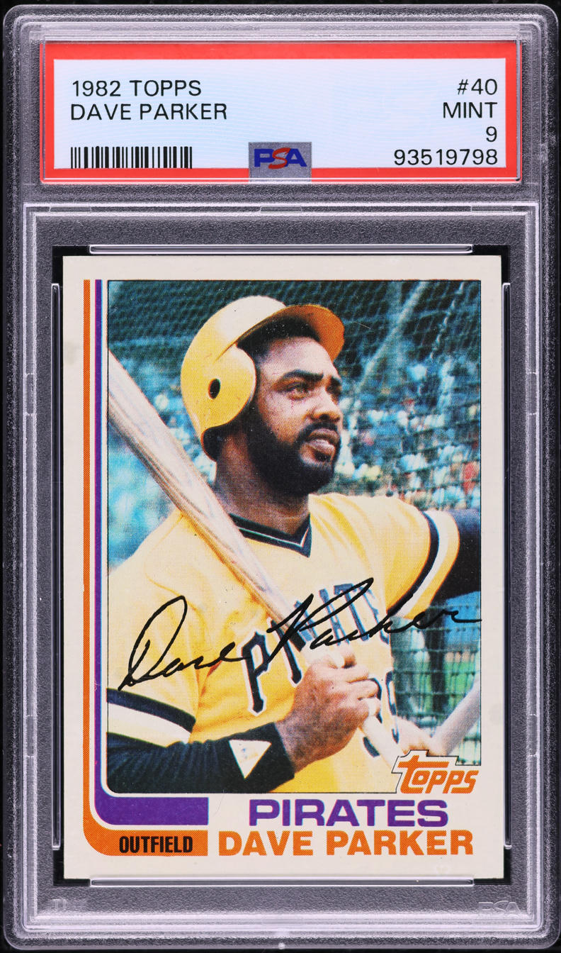 1982 Topps Dave Parker #40 PSA 9 MINT