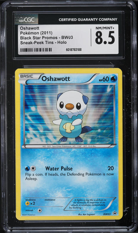 oshawott pokemon card holographic 2021 Pokemon Sword & Shield McDonald's Holo Oshawott #21 CGC 10 GEM MINT on  Fanatics Collect