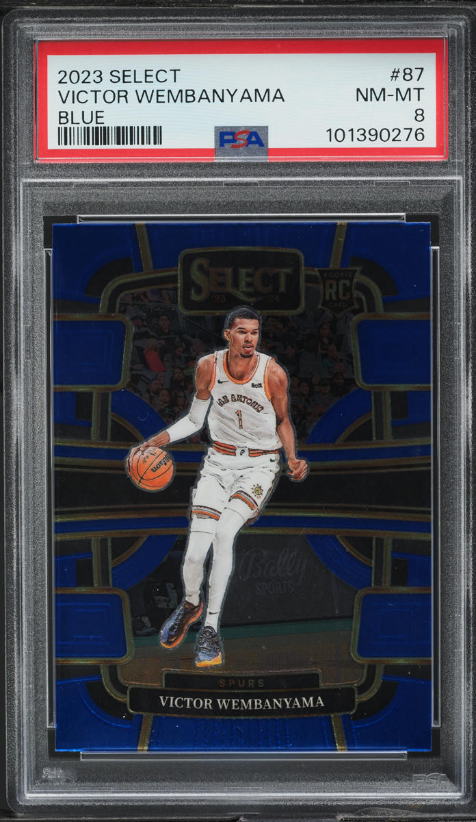 2023 Select Concourse Blue Victor Wembanyama ROOKIE #87 PSA 8 NM-MT