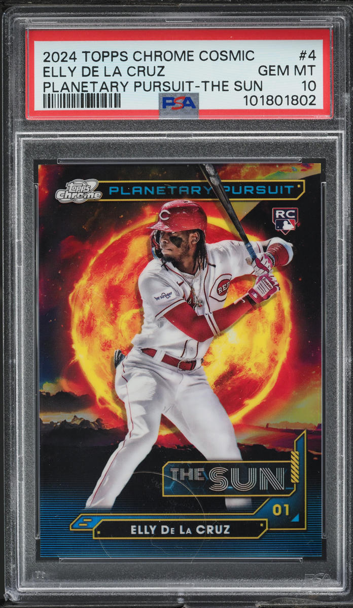 2024 Topps Chrome Cosmic Planetary Pursuit The Sun Elly De La Cruz