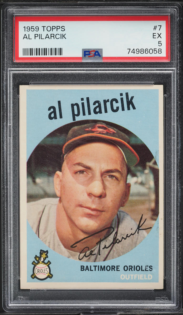 1959 Topps Al Pilarcik #7 PSA 5 EX