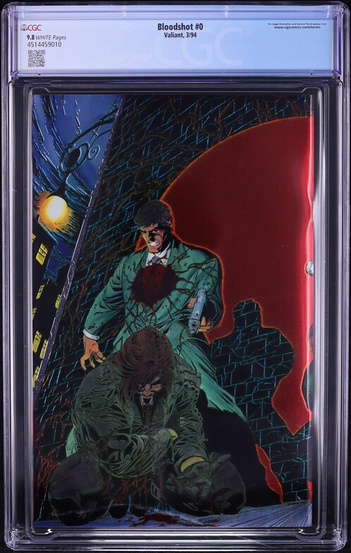 Bloodshot #0 (Valiant, 1994) CGC 9.8 White Pages