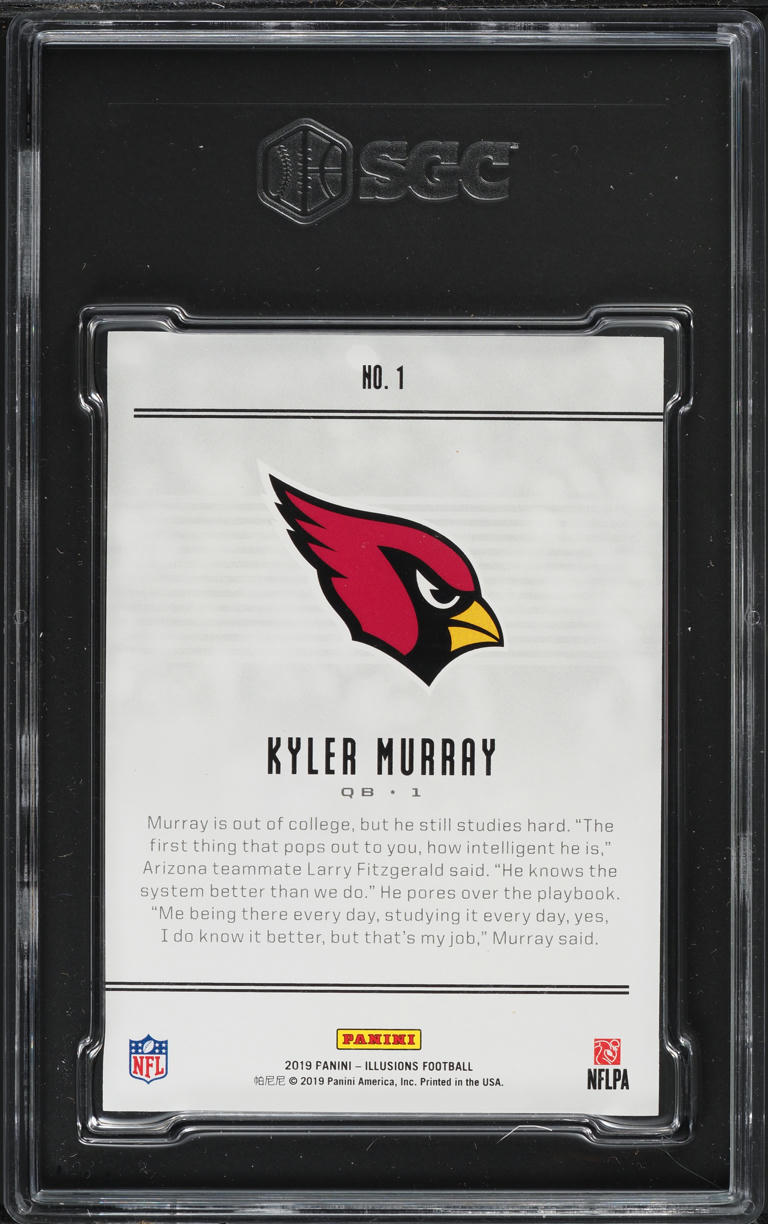 2019 Panini Illusions Retail Kyler Murray ROOKIE #1 SGC 10 GEM MINT