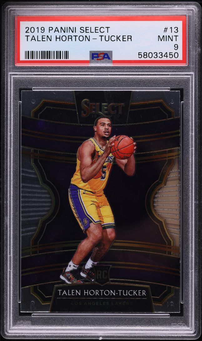 2019 Select Concourse Talen Horton-Tucker ROOKIE #13 PSA 9 MINT
