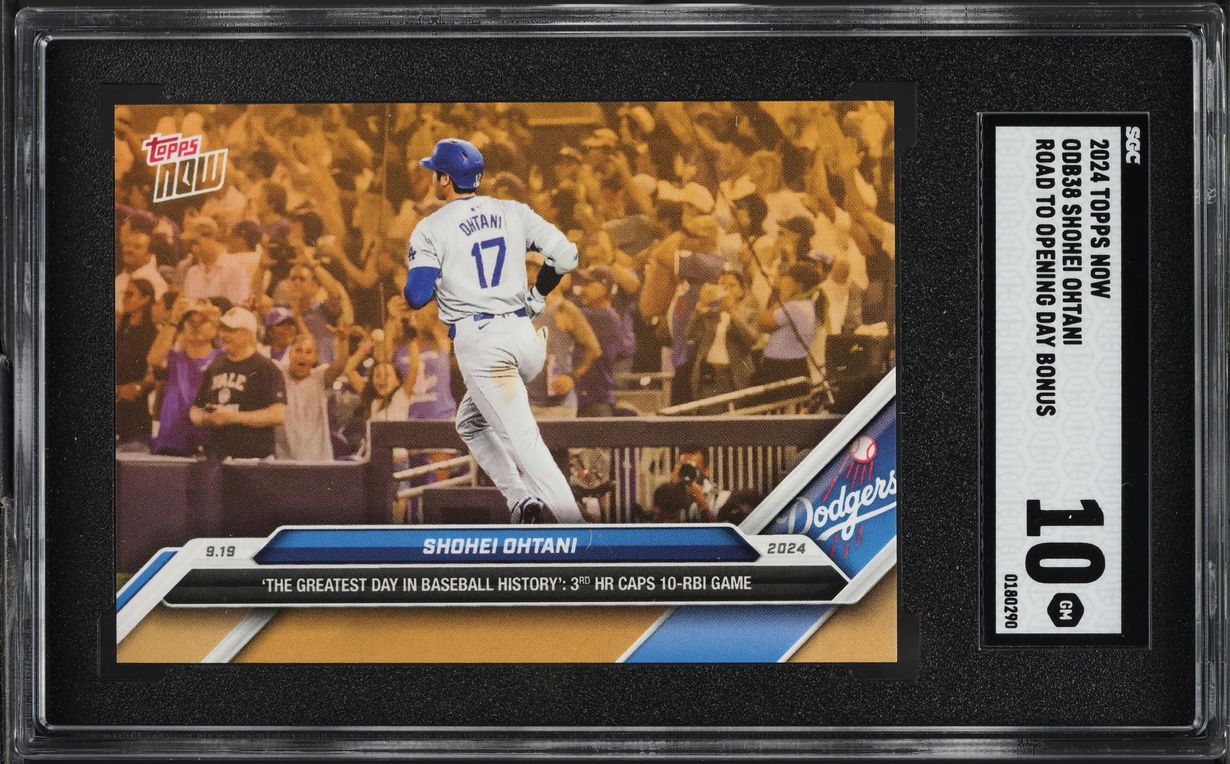 0 Road Opening Day Topps Now to BGS NOW Card To Gold 9.5 Foil #31 