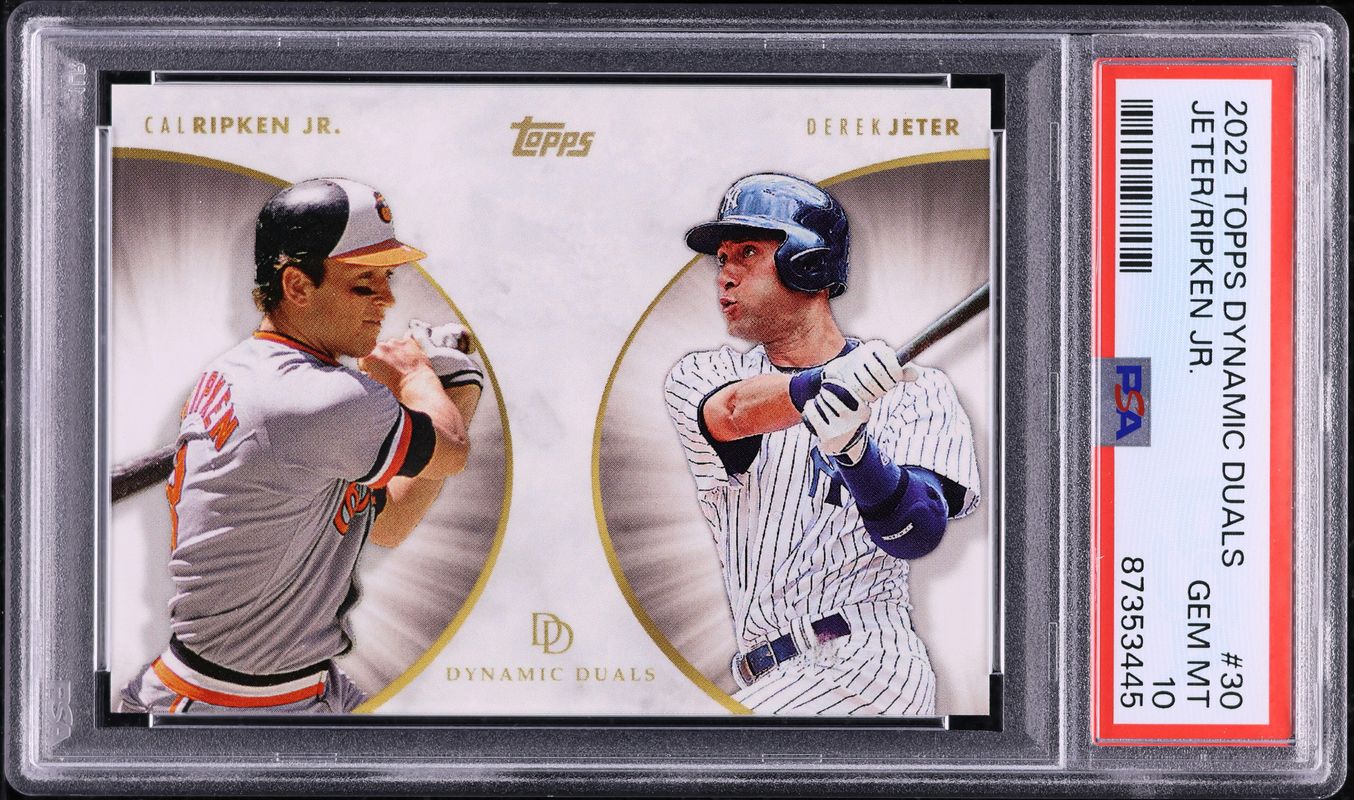 2022 Topps Dynamic Duals Derek Jeter & Cal Ripken Jr. #30 PSA 10 GEM MINT