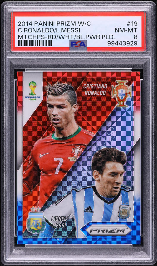 2014 Panini Prizm World Cup Matchups Cristiano Ronaldo Lionel