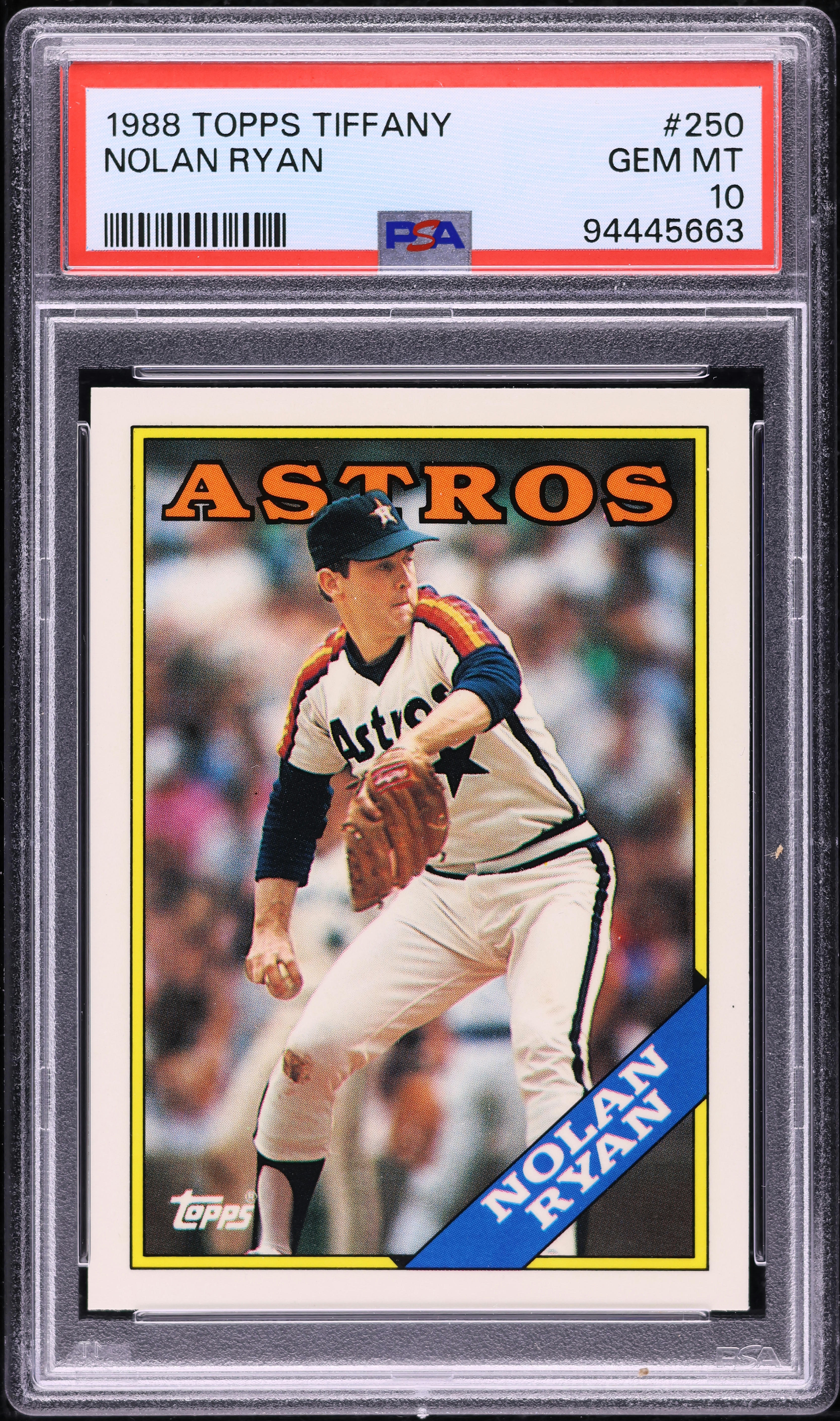 1988 Topps Tiffany Nolan Ryan #250 PSA 10 GEM MINT on Fanatics Collect