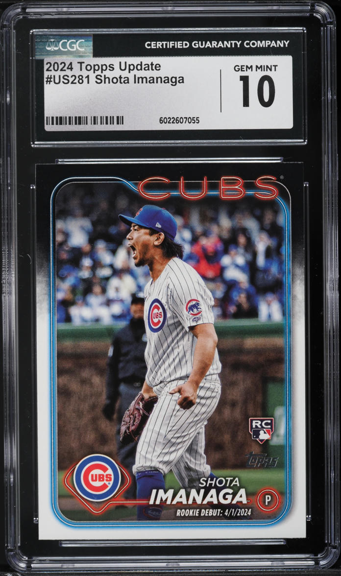 2024 Topps Update Shota Imanaga ROOKIE #US281 CGC 10 GEM MINT