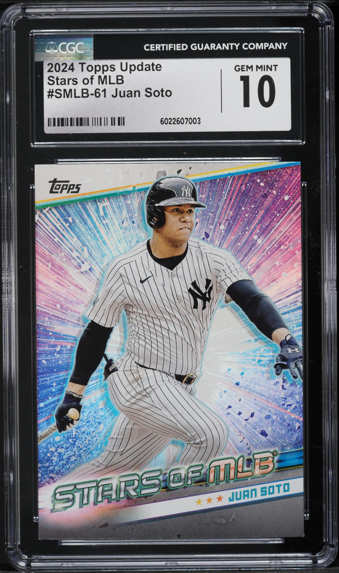 2024 Topps Update Stars Of MLB Juan Soto #SMLB-61 CGC 10 GEM MINT