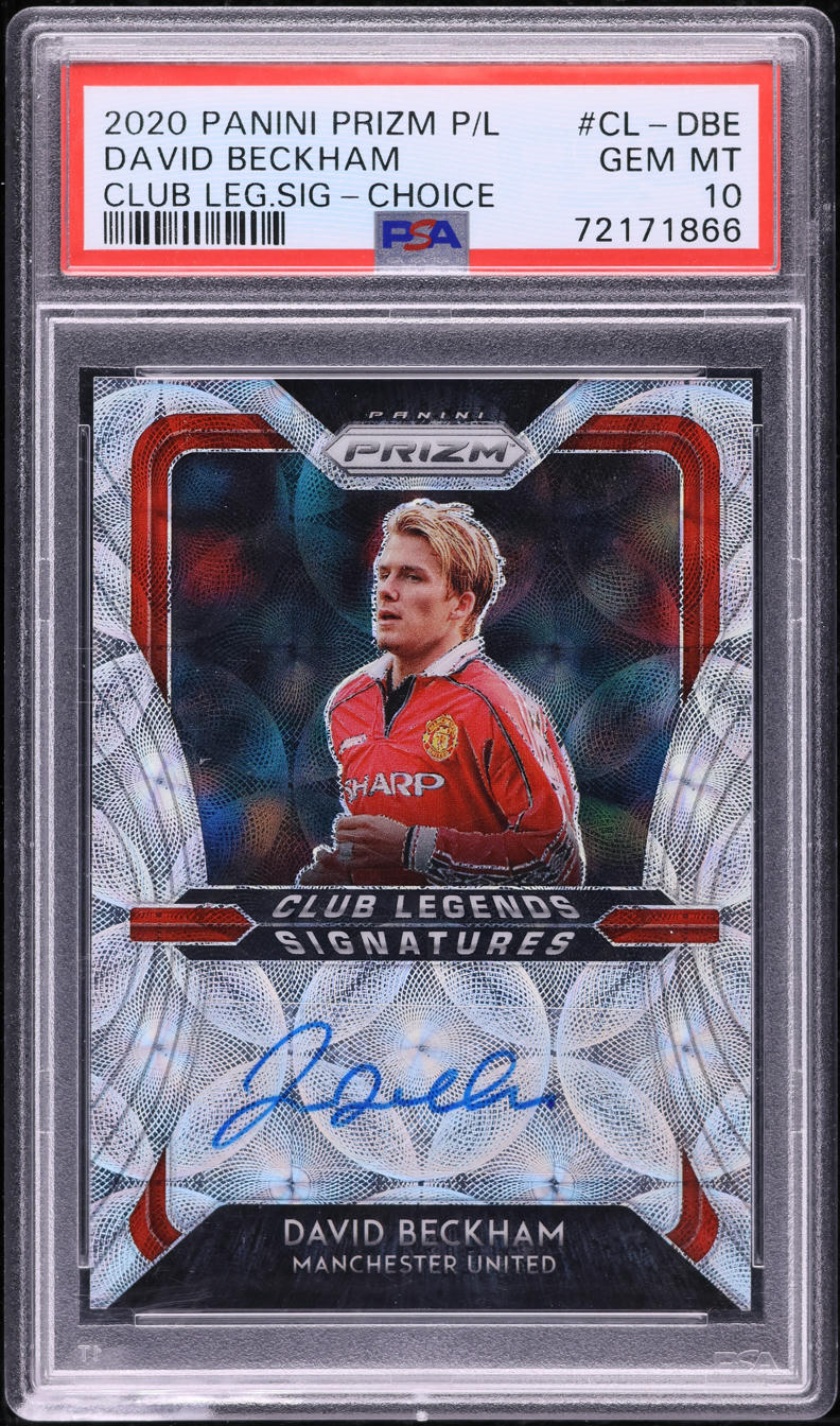PSA10 PANINI PRIZM David Beckham ベッカム - David Beckham Auto 