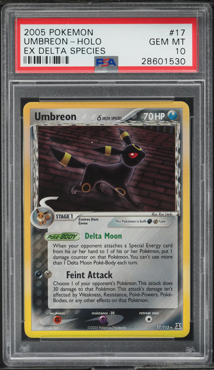 2005 Pokemon EX Delta Species Holo Umbreon #17 PSA 10 GEM MINT