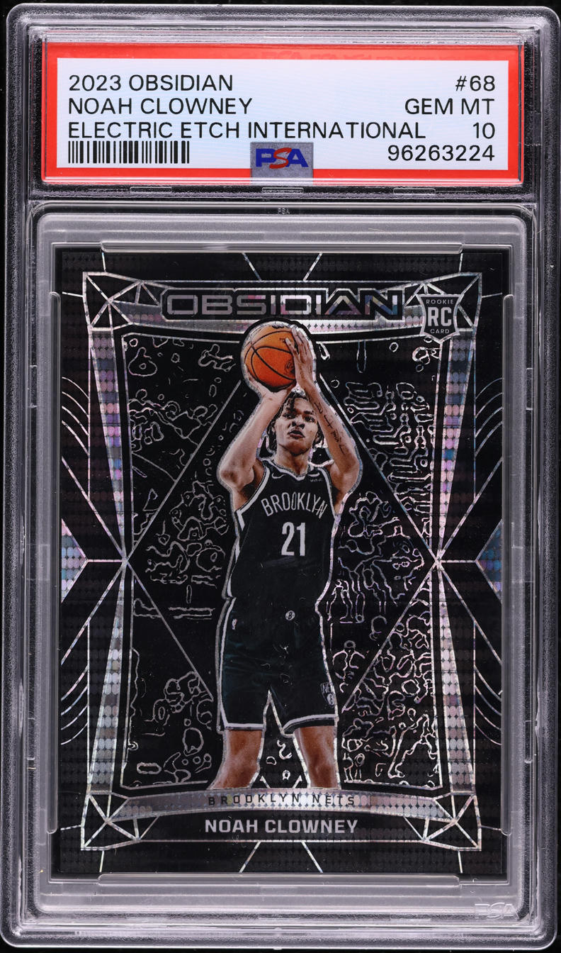 2023 Panini Obsidian Electric Etch International Noah Clowney