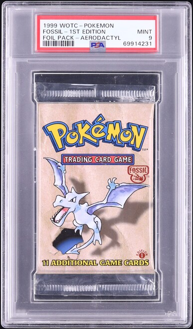 pokemon fossil 1st edition booster pack Unlimited Narrow Margins Lapras PSA 9 Can You Dig Up All the Fossil Cards Fossil Booster Pack - Unlimited