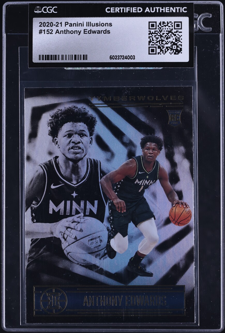2020 Panini Illusions Anthony Edwards ROOKIE #152 CGC AUTH