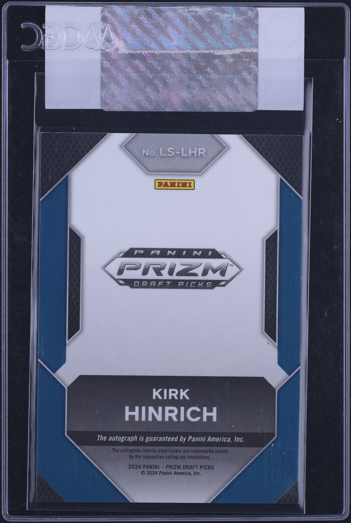 2024 Panini Prizm Draft Picks Legacy Kirk Hinrich AUTO #LS-LHR CGC AUTH