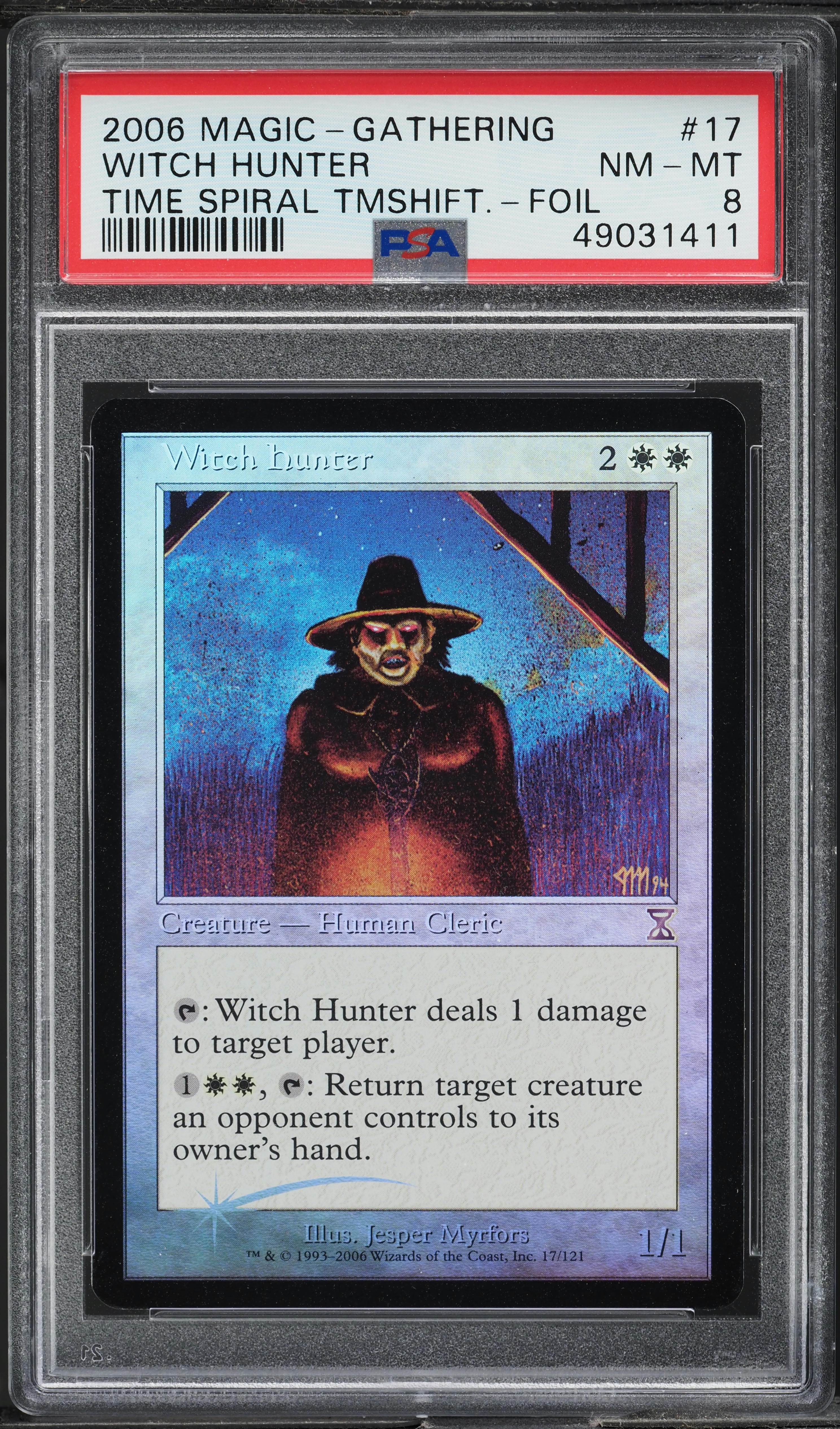 2006 Magic The Gathering MTG Time Spiral Timeshifted Foil Witch