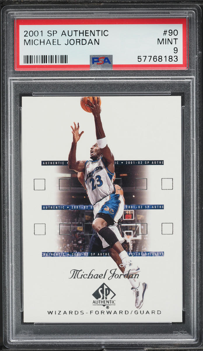2001 SP Authentic Michael Jordan #90 PSA 9 MINT on Fanatics Collect