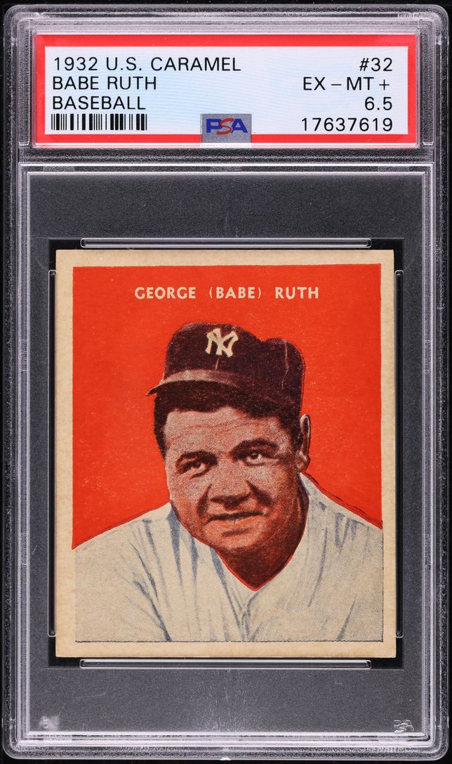 1932 U.S. Caramel Babe Ruth #32 PSA 6.5 EXMT+