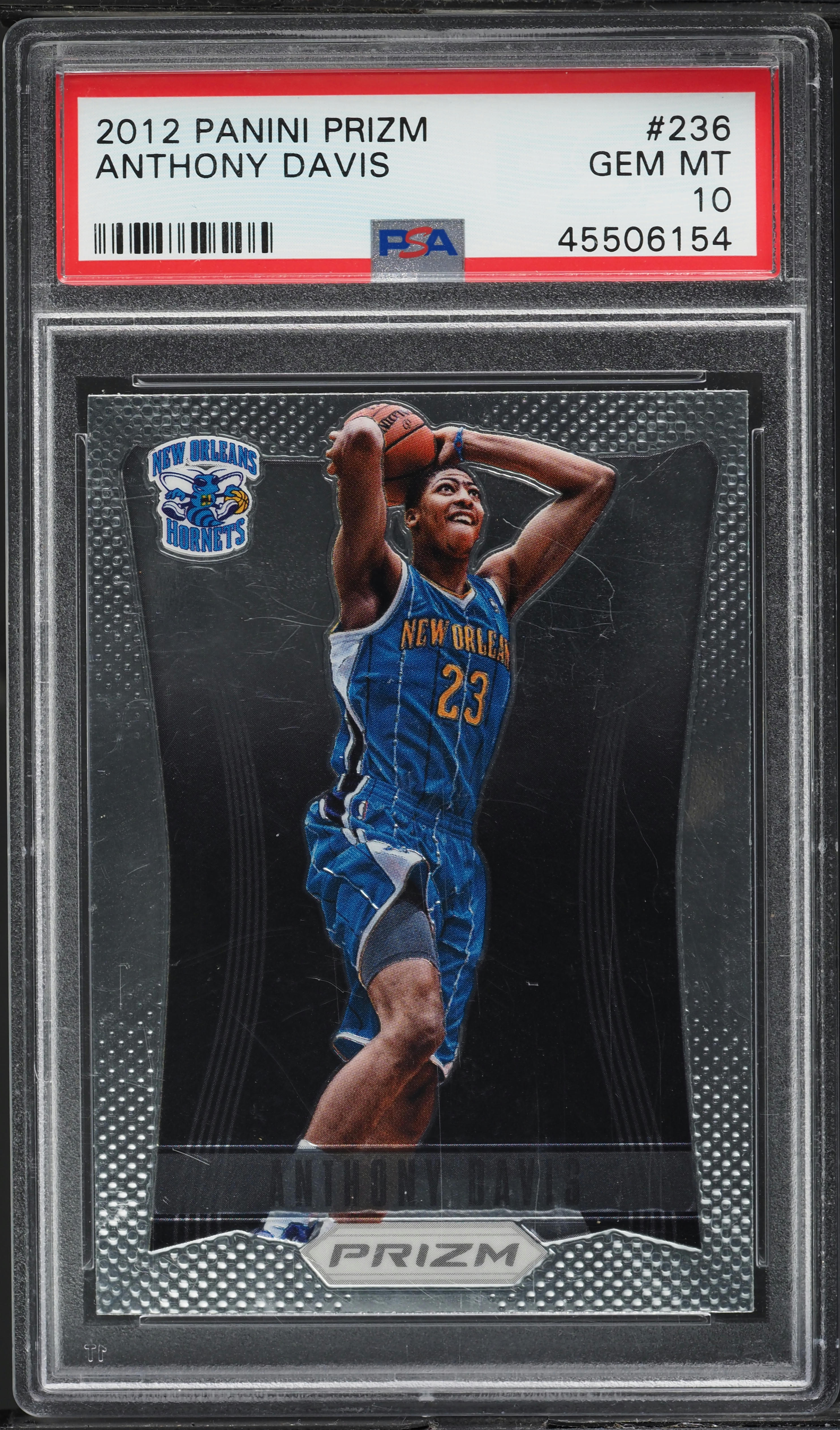2012 Panini Prizm Anthony Davis ROOKIE #236 PSA 10 GEM MINT on