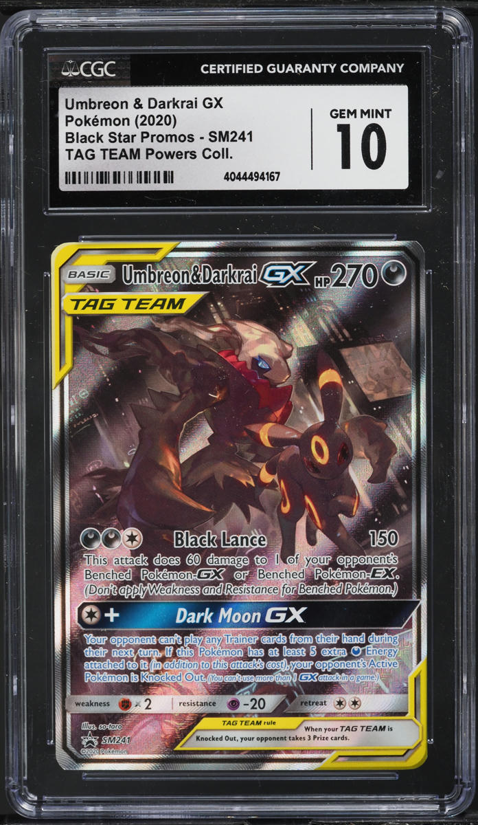 darkrai gx pokemon card value 2019 Sun & Moon Hidden Fates Sv70 Full Art/darkrai PSA 10 Graded 20 / 2 SM Pokemon Darkrai GX- 88/147- SM