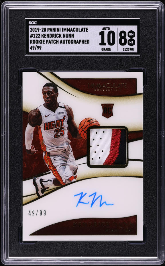 2019 Panini Contenders Optic Ticket Blue Prizm Kendrick Nunn
