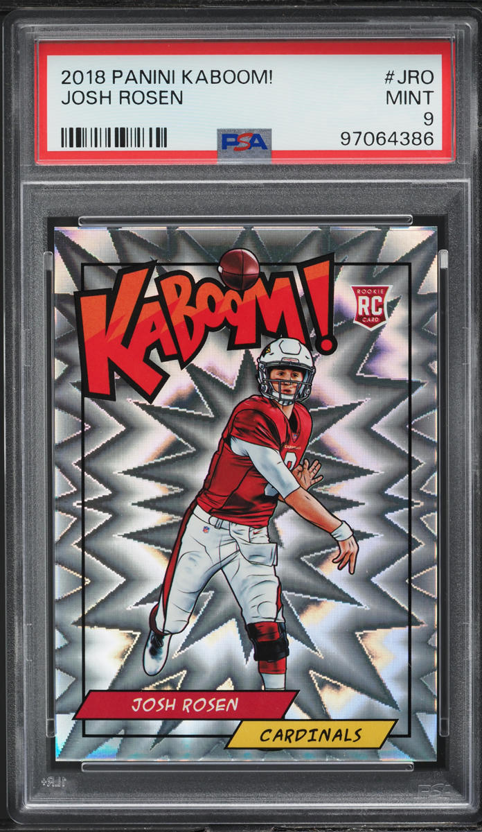 2018 Panini Kaboom! Josh Rosen ROOKIE #K-JRO PSA 9 MINT