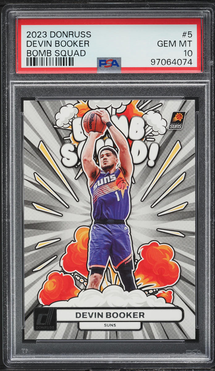 2023 Donruss Bomb Squad Devin Booker #5 PSA 10 GEM MINT