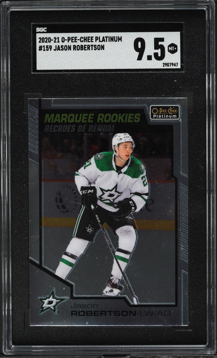 2020 O-Pee-Chee Platinum Jason Robertson ROOKIE #159 SGC 9.5 MINT+
