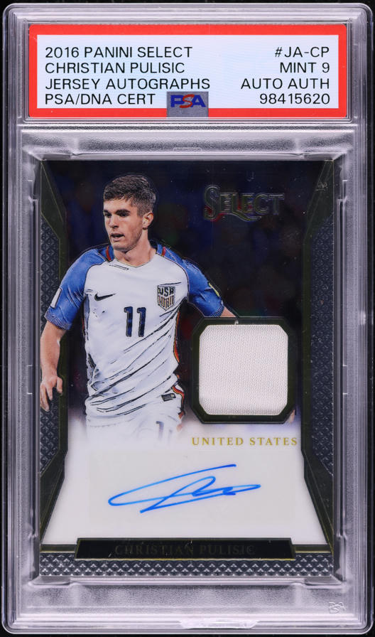 2016 Select Premier Level Multi-Color Prizm Christian Pulisic