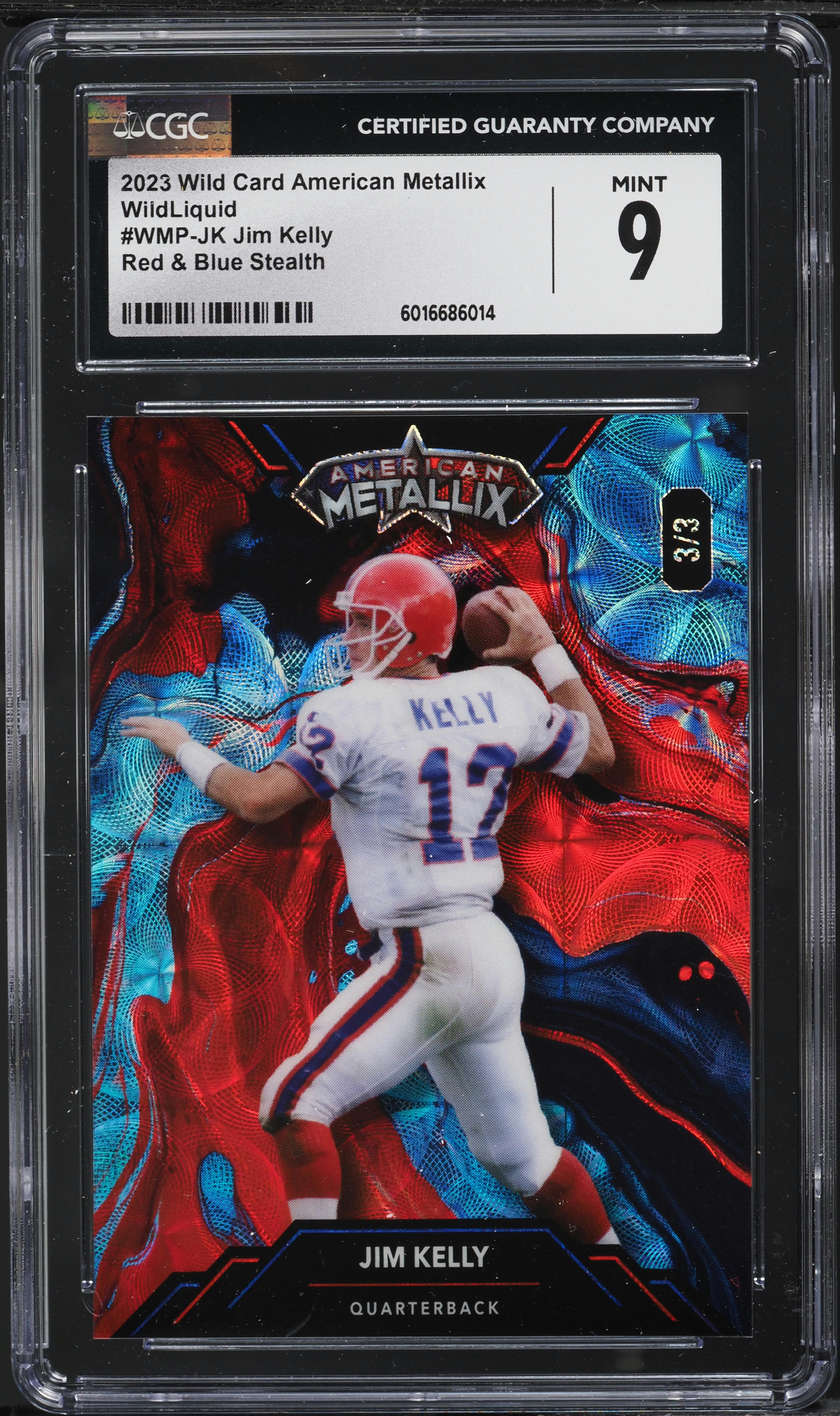 2023 Wild Card American Metallix WildLiquid Red Blue Stealth Jim