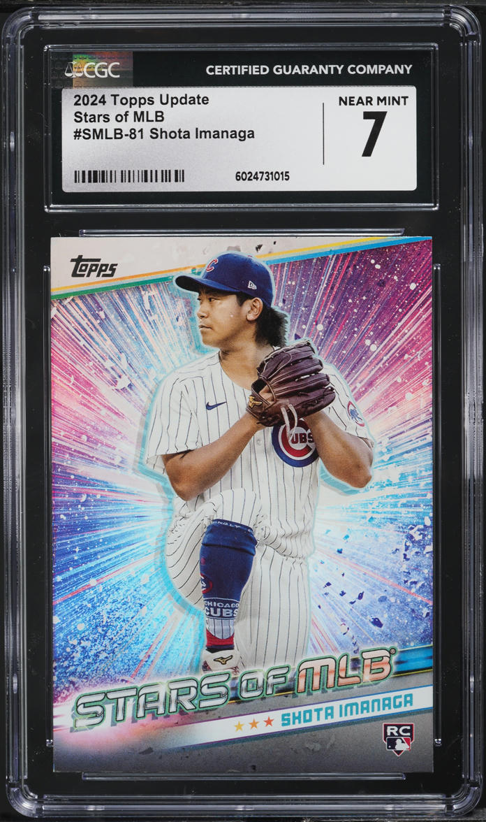 2024 Topps Update Stars Of MLB Shota Imanaga ROOKIE #SMLB-81 CGC 7 NRMT