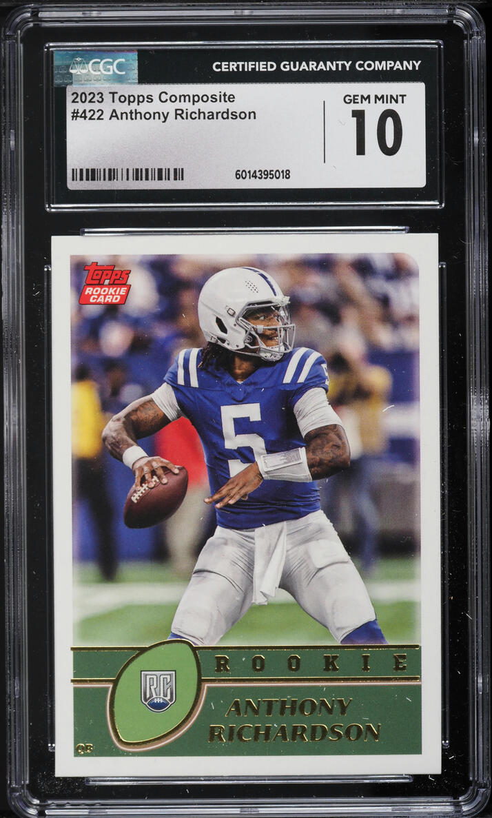 2023 Topps Composite Anthony Richardson ROOKIE #422 CGC 10 GEM MINT