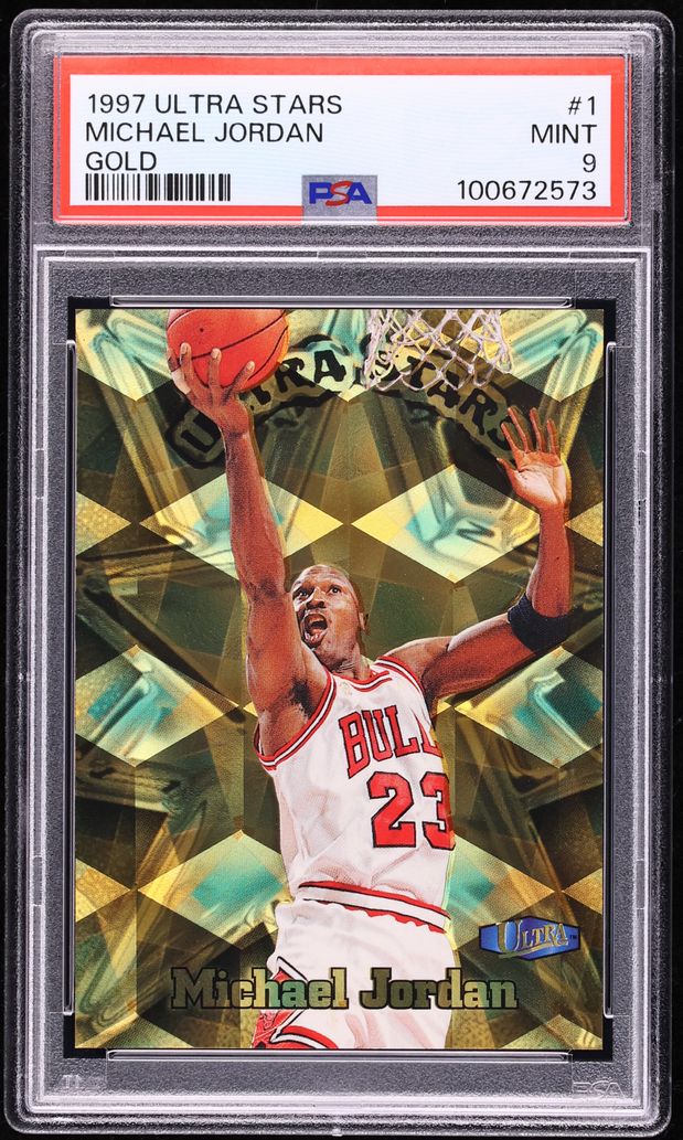 1997 Ultra Stars Gold Michael Jordan #1 PSA 9 MINT
